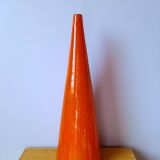Scandinavian glazed ceramic vase 1960