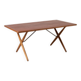 Hans Wegner AT-303 Sawhorse dining table for Andreas Tuck, Denmark, 1960s