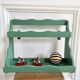 Vintage wall shelf with two shelves