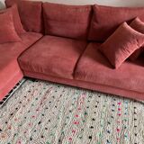 Berber Beni Ouarain handmade rug with small colorful polka dots