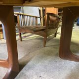 Vintage Baumann table with extension