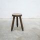 Vintage wooden tripod stool