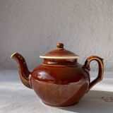 Brown retro teapot