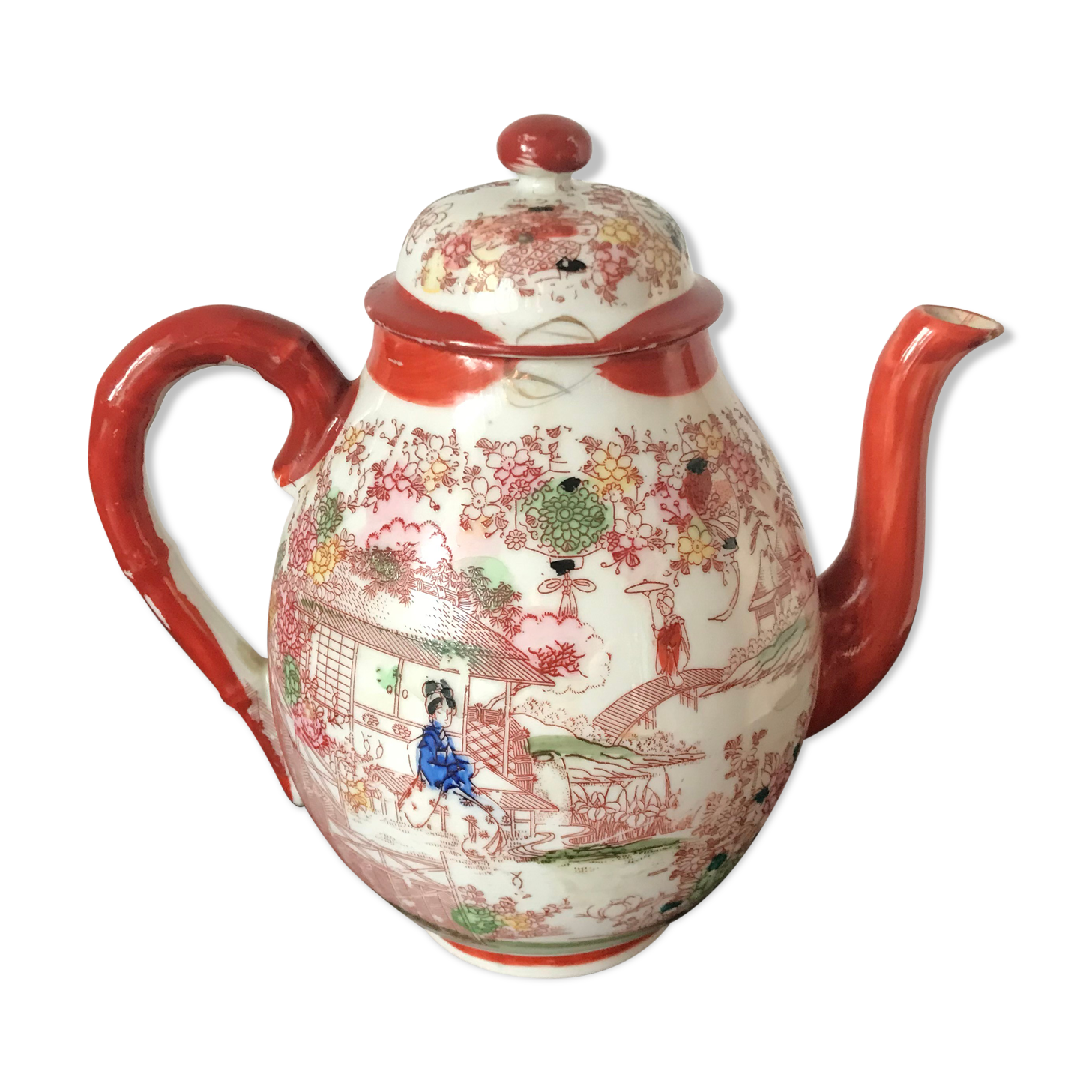 Ancient Japanese teapot