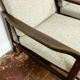 Pair of B-7522 armchairs by Zenon Bączyk