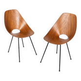 Pair of Medea chairs, Vittorio Nobili for Fratelli Tagliabue, Italy 1955