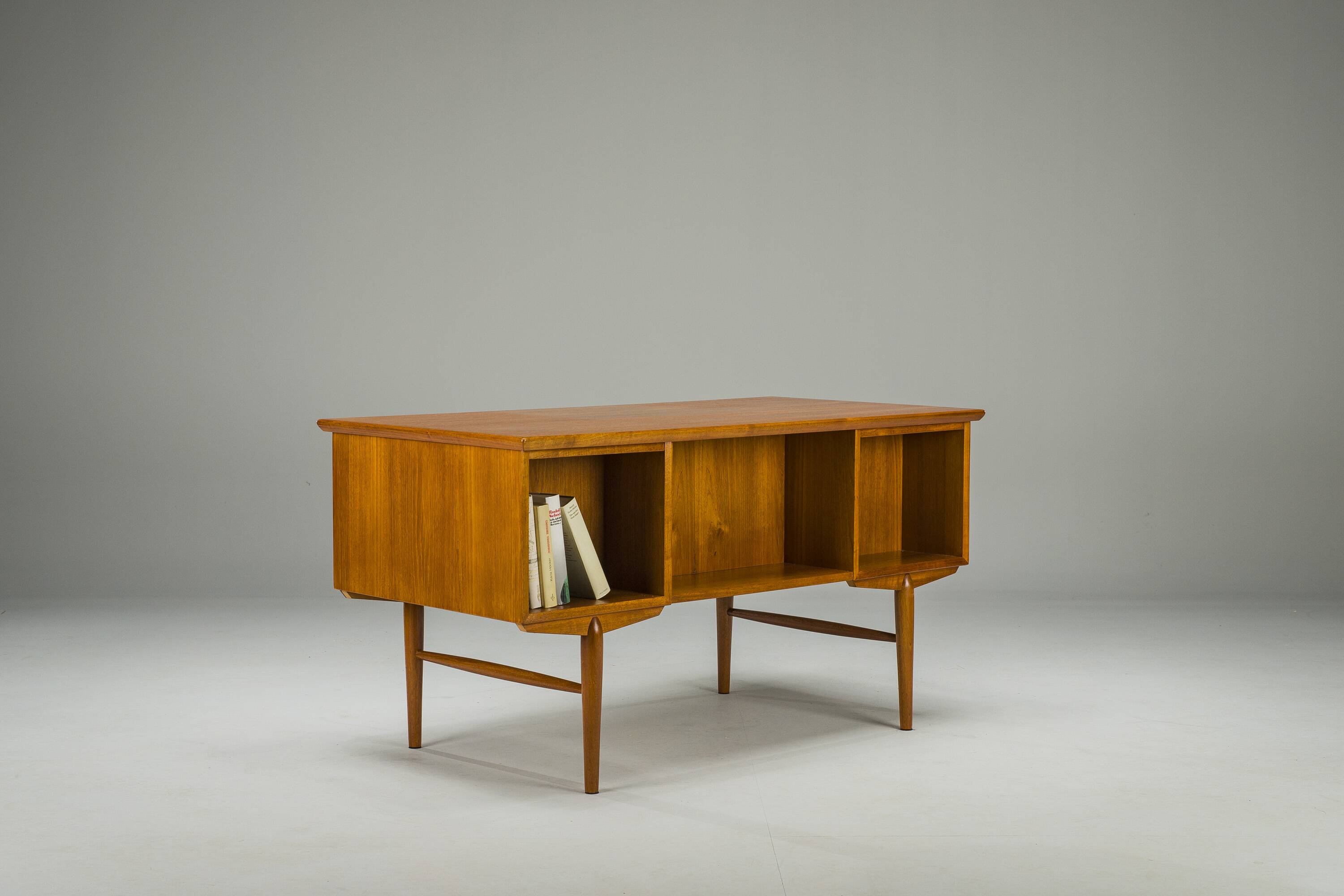 Mid-Century Modern Danish Teak Desk, 1960s