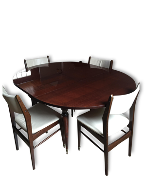 table ovale + chaises