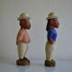 Couple de colons statuettes Africaines