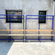 School bench locker rooms