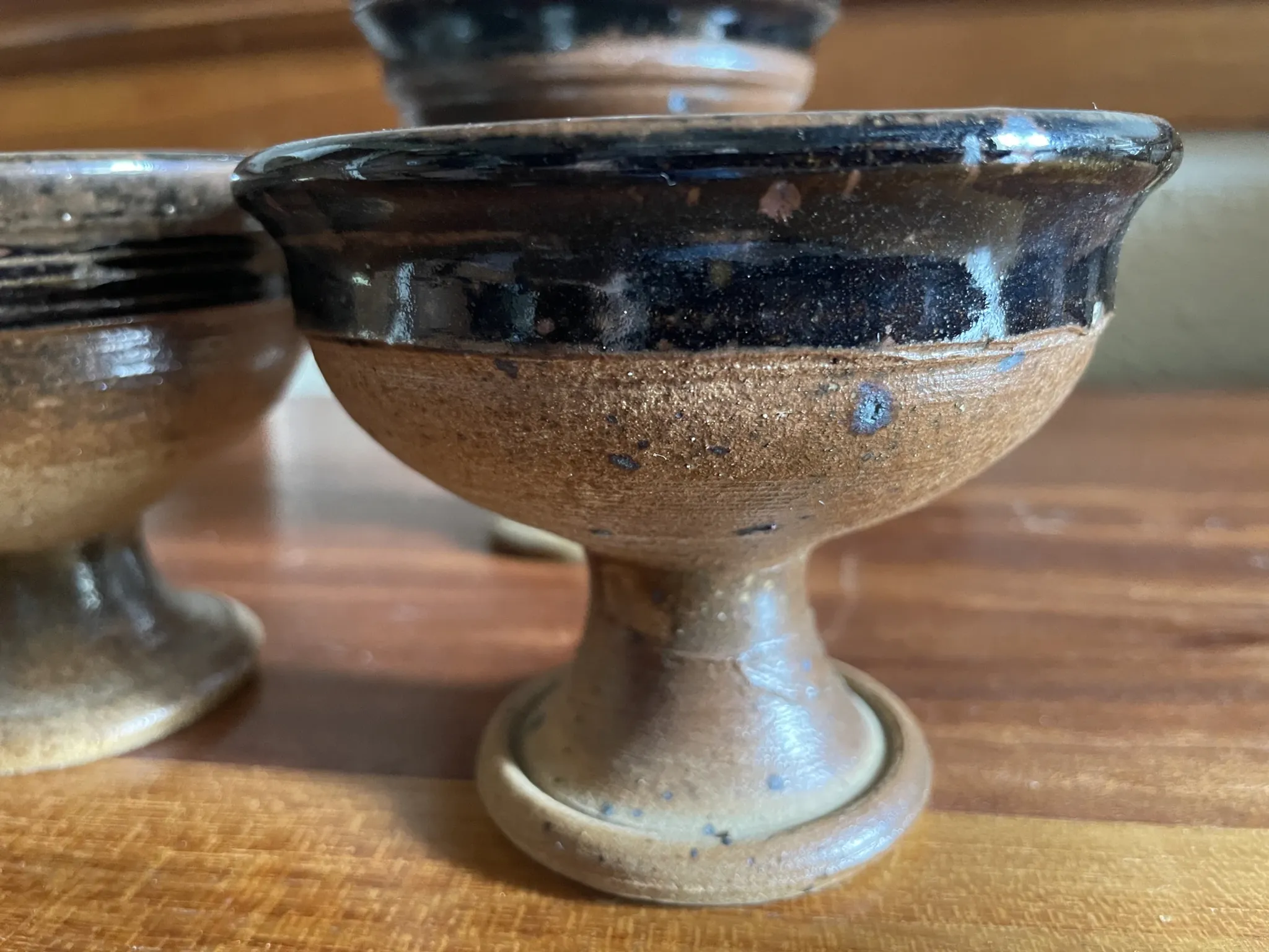 6 cups Pierre Digan in pyrite stoneware
