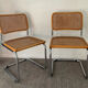 Pair of chairs Marcel Breuer Cesca B32