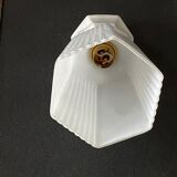 Art Deco opaline wall lamp