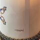 Candle holder lamp from Gien converted into a lamp,
