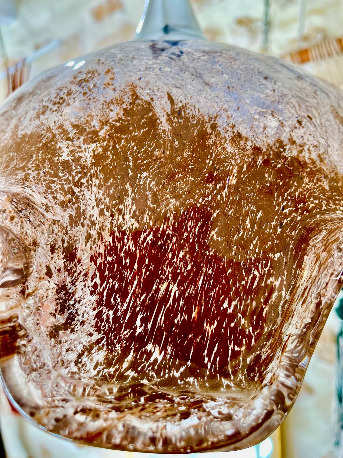 Mazzega Murano glass pendant light, Italy 1970