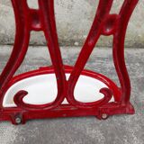 Porte parapluie canne en fonte émaillée