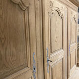 Buffet deux corps louis XV en bois brut