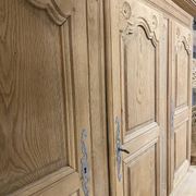 Louis XV style two-part buffet in raw wood