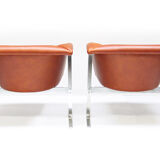 Two Space Age "042" Chairs by Geoffrey Harcourt for Artifort