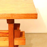 Pine bench