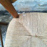 Set of 15 straw chairs