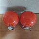 Paire d'appliques eyeball orange