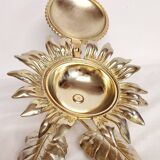 Bronze "sunflower" ashtray. Spain, 1960s.