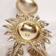 Bronze "sunflower" ashtray. Spain, 1960s.