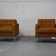 Pair of Florence Knoll lounge chairs for Knoll International