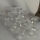 6 Baccarat “Chauny” crystal liqueur glasses