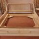 Lit Roche Bobois en rotin, fauteuils et table basse