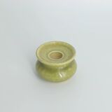 Mid-Century Scandinavian Modern Collectible Small Stoneware Candleholder from Gunnars Keramik