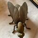 Golden metal insect ashtray