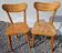 Set of 2 vintage chairs 1960