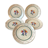 Old plates in Gien earthenware