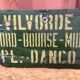 Old Brussels tram nameplate sign