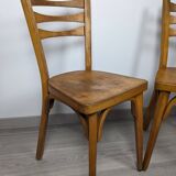 Pair of Baumann bistro chairs