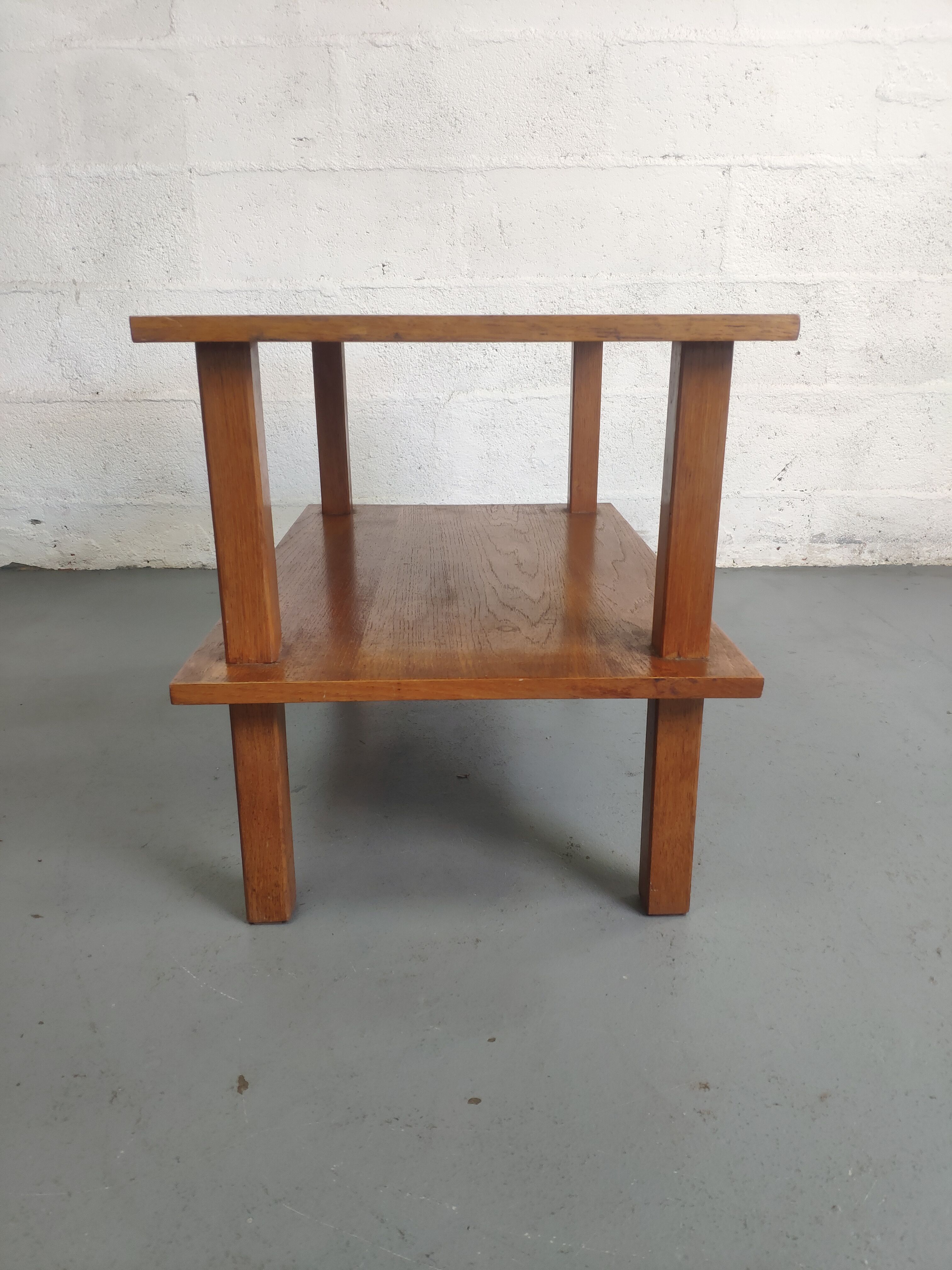 Wooden coffee table with top
