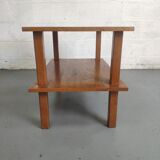 Wooden coffee table with top