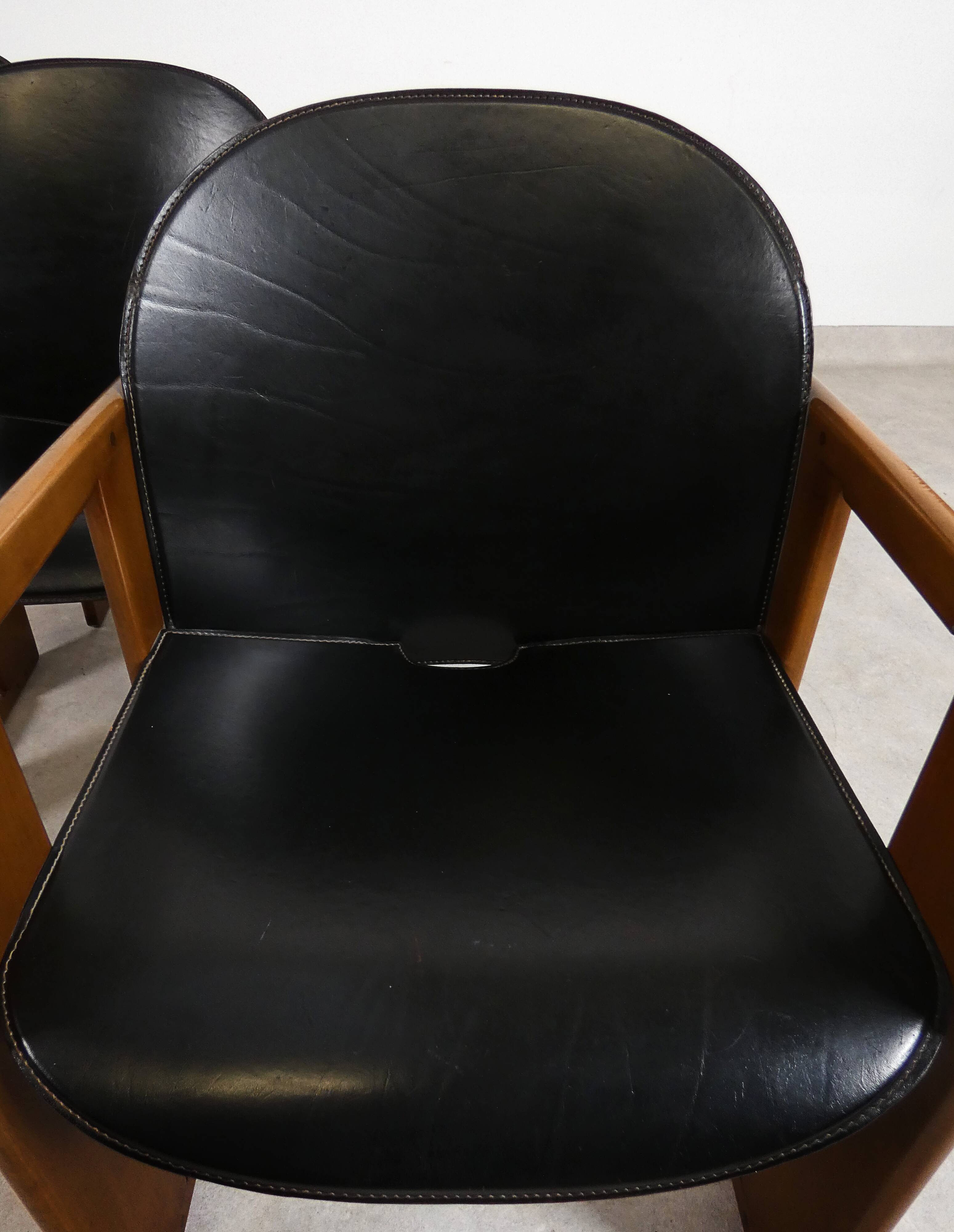 4 dining chairs - 'Dialogo' - Afra & Tobia Scarpa