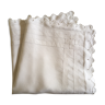 Pillowcase house in linen thread