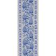 Hand-knotted rug, vintage Turkish rug 43x178 cm