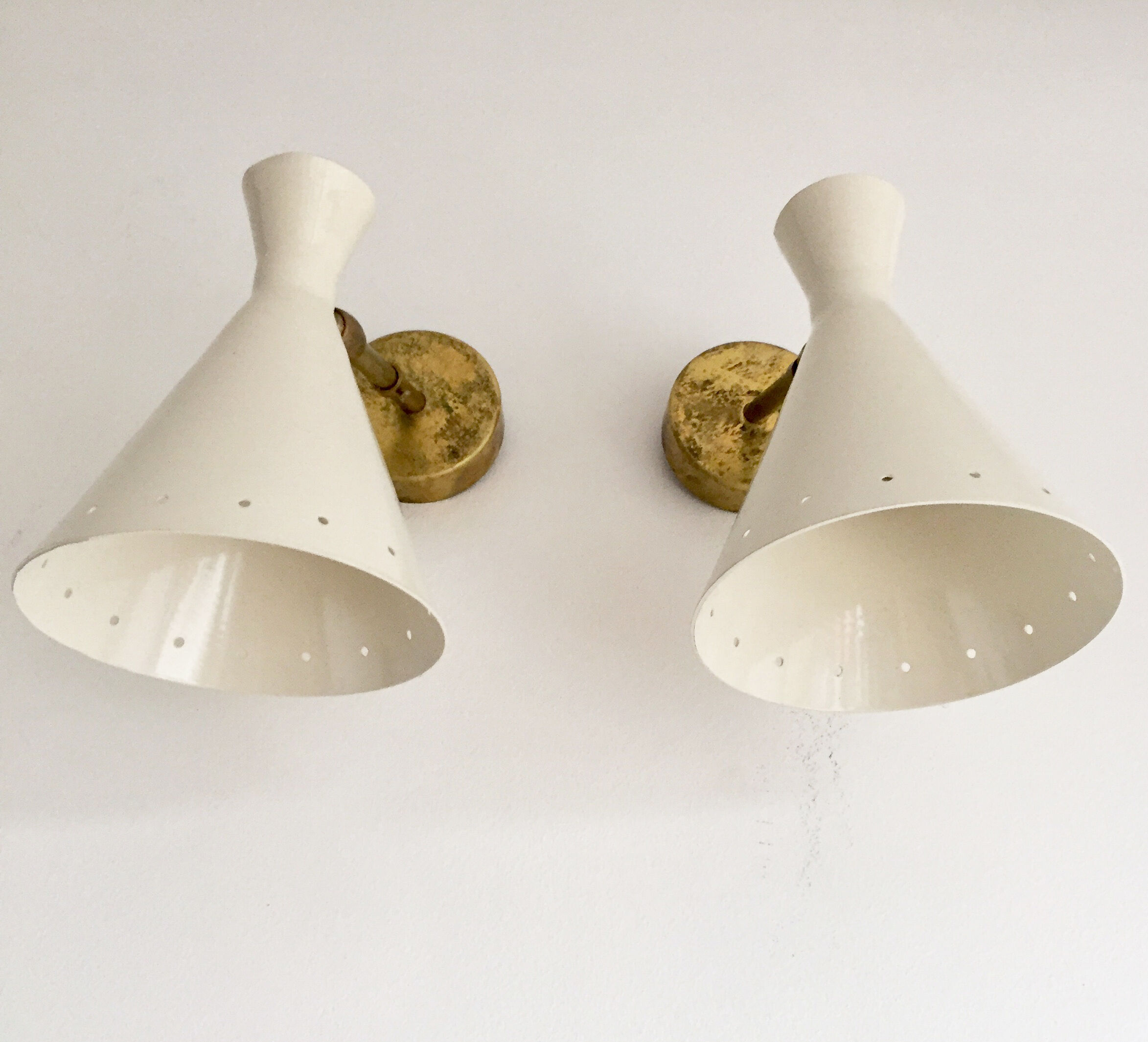Pair of Italian sconces from the 1950s