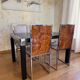 Dining room set La Metal Arredo (Paderno D. Milano), 1970s