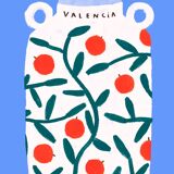 Valencia Vase - Wall poster 50x70cm