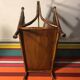 Magazine rack in bamboo structure