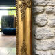 Miroir de cheminée époque Empire 128/102,5cm, trumeau, glace mercure