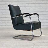 1950s, Scandinavian armchair in Bauhaus style, original condition.