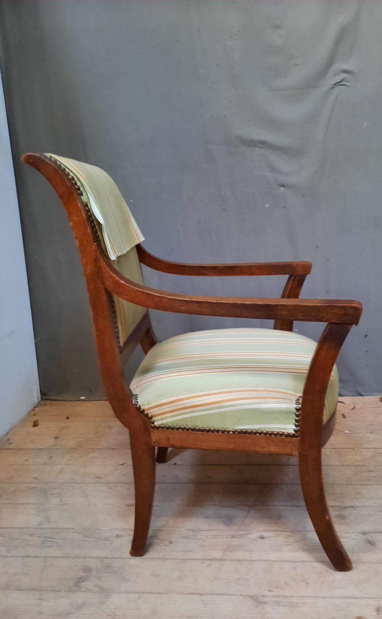 Nineteenth-century officer's chair