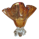 Artisan crystal vase